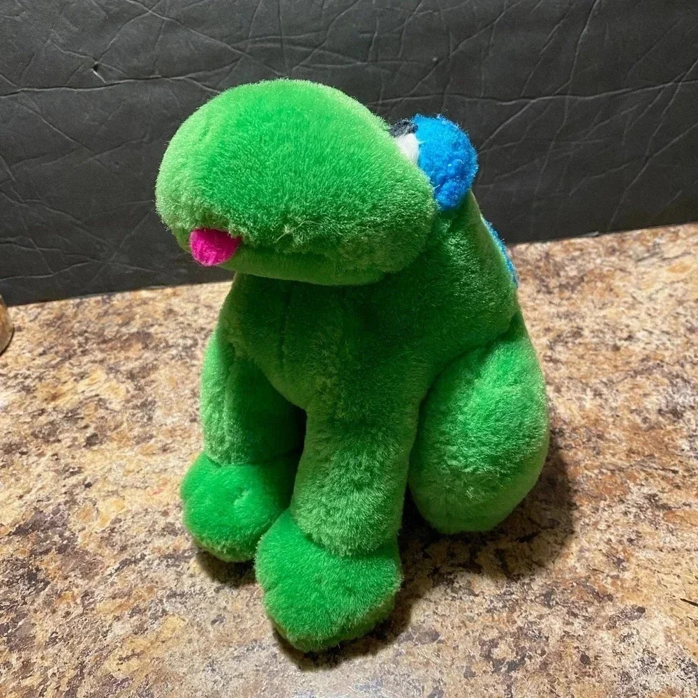 Vintage 1998 Little Coddler Green Frog Plush